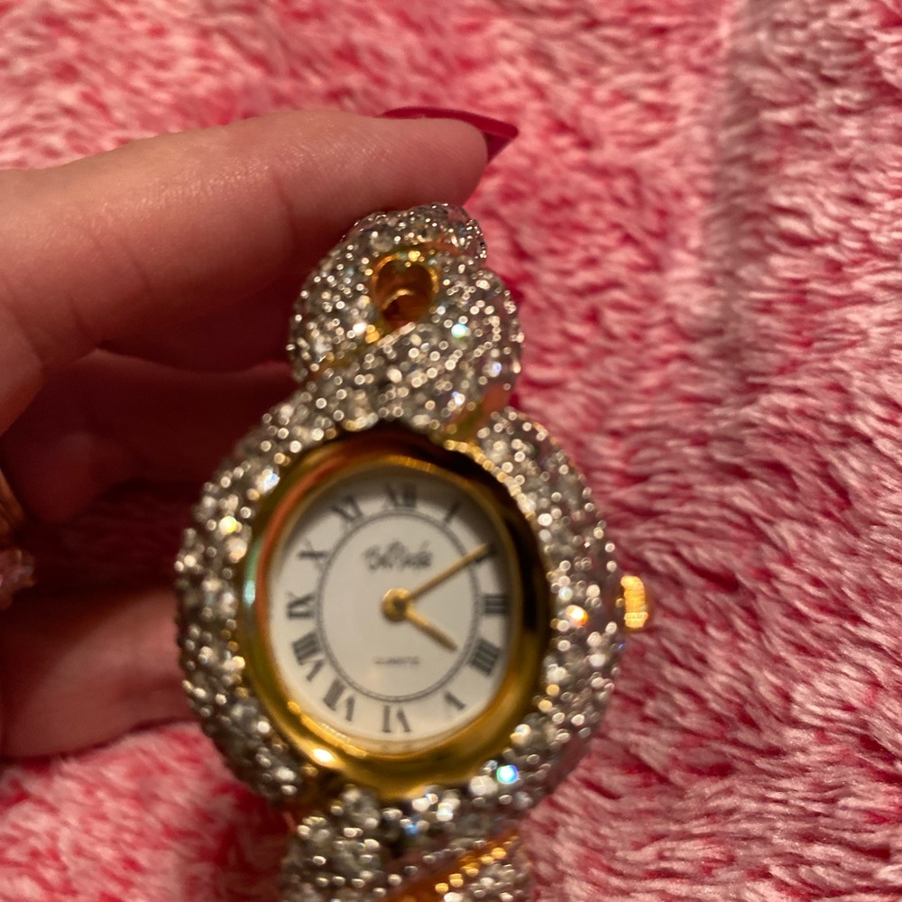 Bob Mackie Rhinestone Bangle Watch - Picture 7 of 7